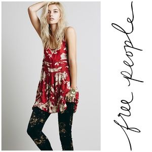 Free People I Voile & Lace Trapeze Slip Dress